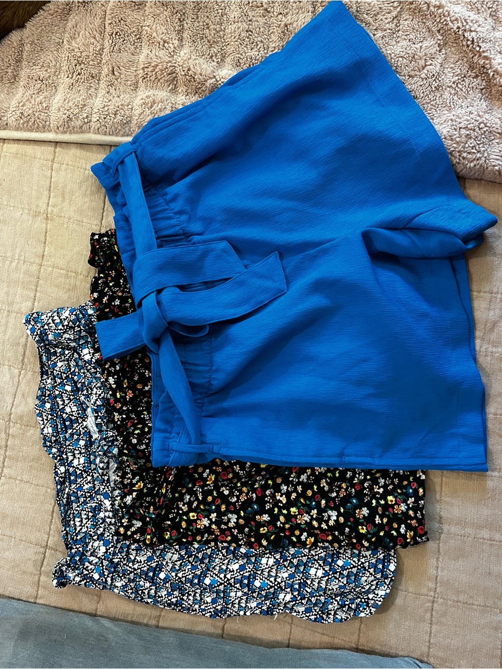 Bundle of 3 Tie-Waist Shorts